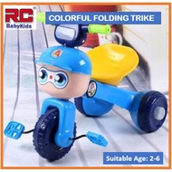 RC-Babykids Trike Tricycle Bike Kids Folding Trike Trycycle learning trike baby bike kids tricycles