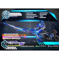 Raider 150 Decals - Blue