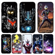 for Huawei Y9A Y5 Y6s Y6 Pro Y7 Y9 Prime Cool Anime Ultraman【Q8】 9Y10 Fashion Black TPU Soft Silicon