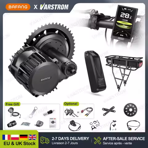 Bafang 52V 1000W BBSHD BBS03 Mid Drive Motor Peak 1450W 8Fun Electric Bike Engine Ebike Conversion w