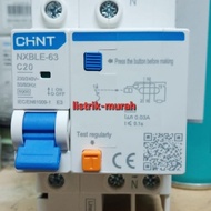 Chint Rcbo Nxble-63 1P+N 1Pole 1Phase 6Ka 6000A 30Ma Sni 6 SD 63 Amp