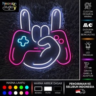 Neonsign PS | Decorative Lights for Gamers Room Decoration | Neon Joystick Light | Neon Light Play S
