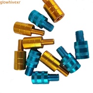 GLOWHIVE Fishing Net Adaptor 10mm to 8mm DIY Aaccessory Net Handle Adaptor Aluminum Alloy Thread Ada