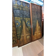 Pintu Kaabah ukiran kayu 48x18