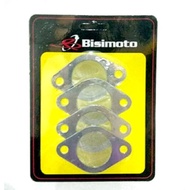 Bisimoto Trumpet Mesh Filter Gasket 4 Throttle Blacktop 4AGE 20V Air Filter Stainless Steel