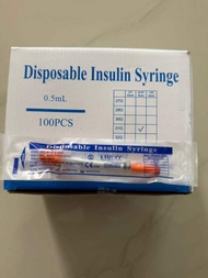 Disposable Insulin Syringe 0.5ml 31G 8mm 100PCS