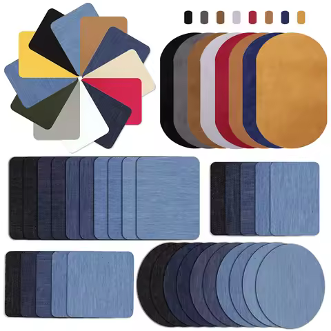 1PC Iron on Patches for Clothing Repair Denim Suede Patches for Jeans Mending Trousers Cotton Denim 