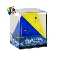 Cube Puzzle Pyraminx M Stickerless transparent Moyu Meilong Magnet Magnetic