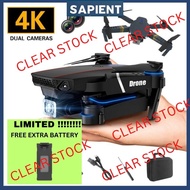 Drone E88 pro 1080p camera lenses drone high battery capacity 2022