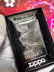 🔥ZIPPO🔥2016年 日版 怪物獵人4 狂龍戰線 GORE MAGALA  黑冰鐳射雕刻 打火機