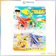 PB 737 B BOEING PLANE TOY CONTAINS 4 PULL BACK I 4PC AVIATOR PLANE CHILDREN'S TOY