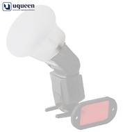 UQUEEN Universal Soft Silicone Flash Light Cover Diffuser Dome Bounce Fit for Godox V860 V850 TT685 