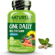 Men’s 50+ Multivitamin Easy One a Day | 120 Vegan Capsules (4 Month Supply) | 29 Essential Vitamins,