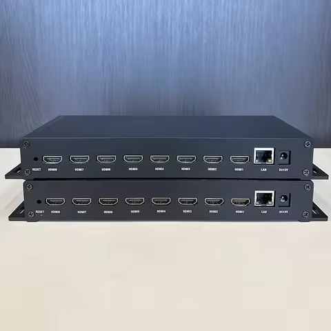 Dibview 8ch HDMI-compatible SRT Video Encoder to Ip H.264 H.265 IPTV MPEG4 RTSP HLS RTMPS HD Live St