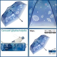 🐬 Wpc. Enoshima × Aquarium 水族館聯名透明雨傘 折傘 縮骨傘 雨傘 抗風輕量 晚安 水母 200g 🐬 預購