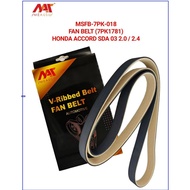 MEAUSU FAN BELT MSFB-7PK-018 7PK1781 Model: HONDA ACCORD SDA 03 2.0 / 2.4