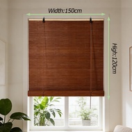 Sunshade Blindsม่าน ไม้ ไผ่ ม้วน 2 Meter Bamboo Blinds Door Curtains Made from RealBamboo. Easy to I