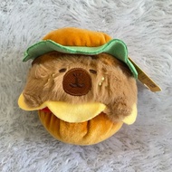 GANTUNGAN Capodimonte Burger coin purse Keychain Capybara Burger coin purse Keychain