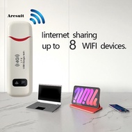 [Aresuit] Portable WiFi Router 4G LTE Mobile Hotspot Wide-coverage 150Mbps High Speed Wireless USB Network Modem Dongle Computer Accessories