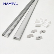 5-20PCSlot 20in 0.5m anodized led aluminium profile 50503528 strip 12mm pcb flat aluminum housing ki