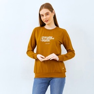 C2 Mazuka Brown Sweater Wanita
