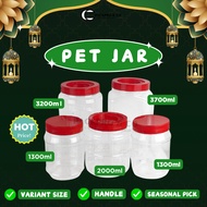 PET JAR bottle plastic container biscuit jar biskut container biskut jar 饼干罐 罐子 plastic罐 年饼罐子