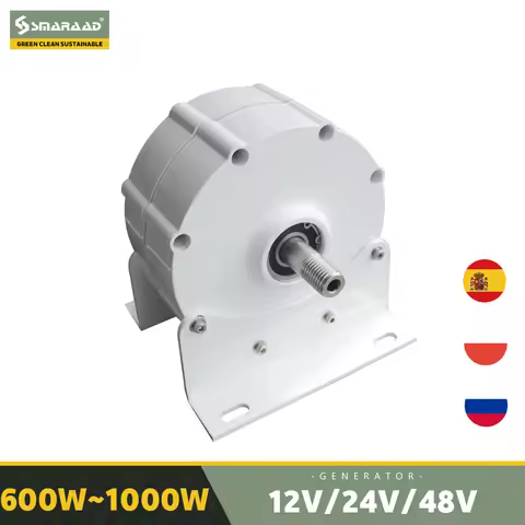 Permanent Magnet Generator 12V 24V 48V 3 Phase Gearless Magnet AC Alternators Use For Wind Water Tur