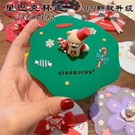 ️ Starbucks Mug Sale Exchange Gifts Gifts Personal Use ️ Starbucks Lid Mug Silicone Cute Cherry Blossom Bear Hot Air Balloon Cartoon Cup Lid Anti-dust Thermos Cup Accessories