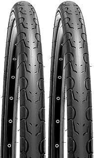YunSCM 2 x Foldable 26 Inch Bicycle Tyres 26 x 1.5 Sheath 40-559 Compatible 26 x 1.5 26 x 1.50 City/