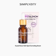 SimplySiti Crystal Snow Dark Spot Correcting Serum with 22% Vitamin C Glass Skin Korean Technology