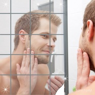 DIYMirror sticker Self-AdhesivePETFull Body Soft Mirror Bathroom Waterproof Stickers15*15cm More Sizes Selection