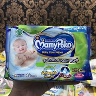 Mamypoko Baby Wipes Antiseptic Greentea 48 sheets / non-alcoholic non-fragrance wet Tissue