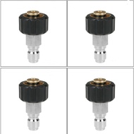 High Pressure Washer Car Washer Brass Connector Adapter M22 Female Pin 14mm + 1/4" Quick Disconnect Plug