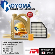 TOYOTA MARK X , LEXUS IS250 IS350 2004year-2010year OIL FILTER + AIR FILTER + KOYOMA 15W40 MINERAL E