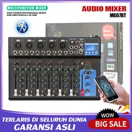 Mixer  MG07BT 7-channel DJ MIXER mendukung Bluetooth/MP3/USB playback audio mixing dan peralatan perekaman COD