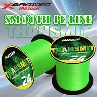 MATEER  PE Saltwater Fishing Line, 300/500 Meters, 2x4 Strands, Super Strong Bite-Resistant Line, St