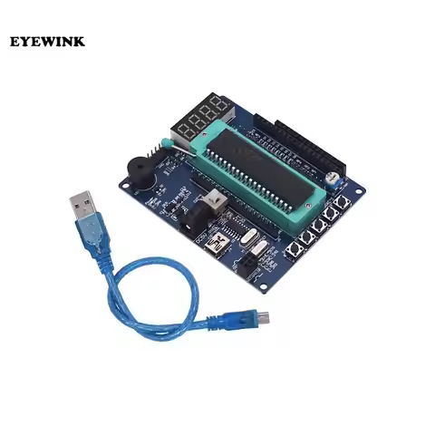 51 MCU development board STC89C52 learning board AVR minimum system AT89S51 intelligent car test boa