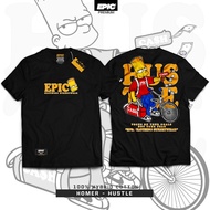 fashion Premium 2025 - Homer - Hustle Tshirt Baju Microfiber Jersi Jersey Sublimation Tshirt Jersey