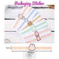 Packaging Sticker long mooncake packaging sticker homemade sticker cute sticker label