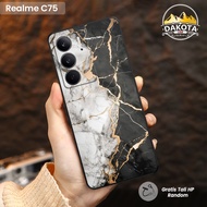 Realme C75 Softcase Realme C75X/ Realme C71 Aesthetic Marble Motif/ | Realme C75 Full Cover UV Print
