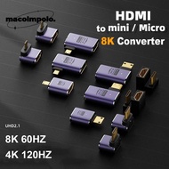 Converter HD 2.1 UHD Monitor Projector 8K 60HZ