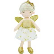 June Garden 12" Enchanted Garden Fairy Doll Joyce - Plush Stuffed Soft Doll Girl Gift - Gold Outfit 