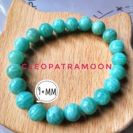 Amazonite Russian Thousand Layers Natural Crystal Papan Bracelet Certificate