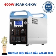 Bộ Lưu Điện 220V 600W Năng Lượng Mặt Trời Pin 50AH trạm sạc 220v-600w 50ah trạm sạc dự phòng 600w-50