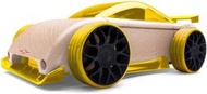 德國原木變形車 Automoblox 55117 Mini C9-R Sports Car Yellow