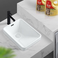 Taichung basin laundry basin with washboard, sink under the table, balcony, deepened laundry basin, 