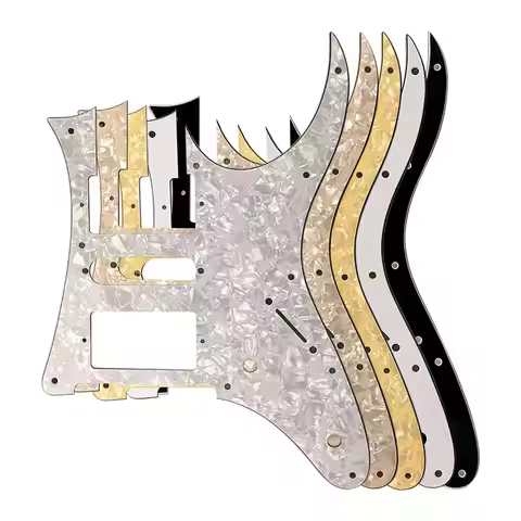 Pleroo Custom Electric Guitar Parts - For MIJ Ibanez RG 350 DXZ Guitar Pickguard HSH Humbucker Picku