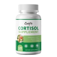 Catfit Cortisol Supplement for Women & Men - 120 Capsules - Cortisol Balance Support Relaxation Supp