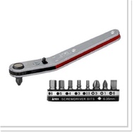 Narrow angle screwdriver and screwdriver set No.429 Anex Japan