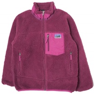 二手 Patagonia 2011 兒童 Retro-X 夾克，尺寸 65643，L 碼（12），Mag Purple，Boa 抓絨開襟衫。